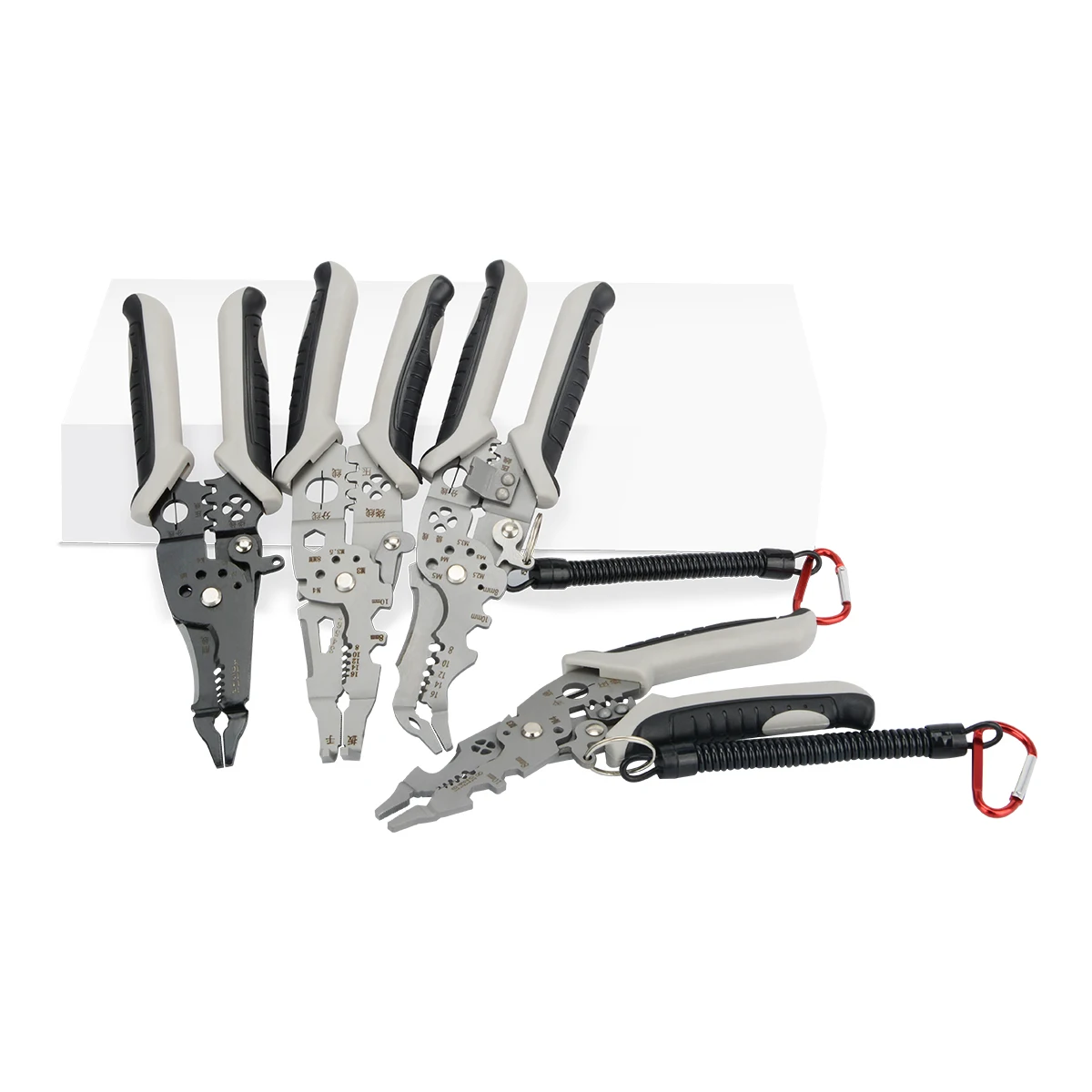 A4multifunctional wire cutter tool Electrician Plier Side Cutters Multi function Cable Stripper Cables Pliers 10 in 1