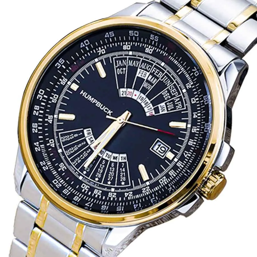 HUMPBUCK pulso retro original atacado luxury oriente personalizado quartz watch men de luxo relogio masculino