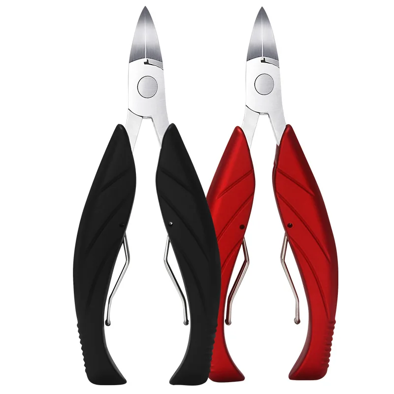 Nail clippers olecranon nail scissors stainless steel dead skin scissors plastic handle dead skin clippers nail clippers