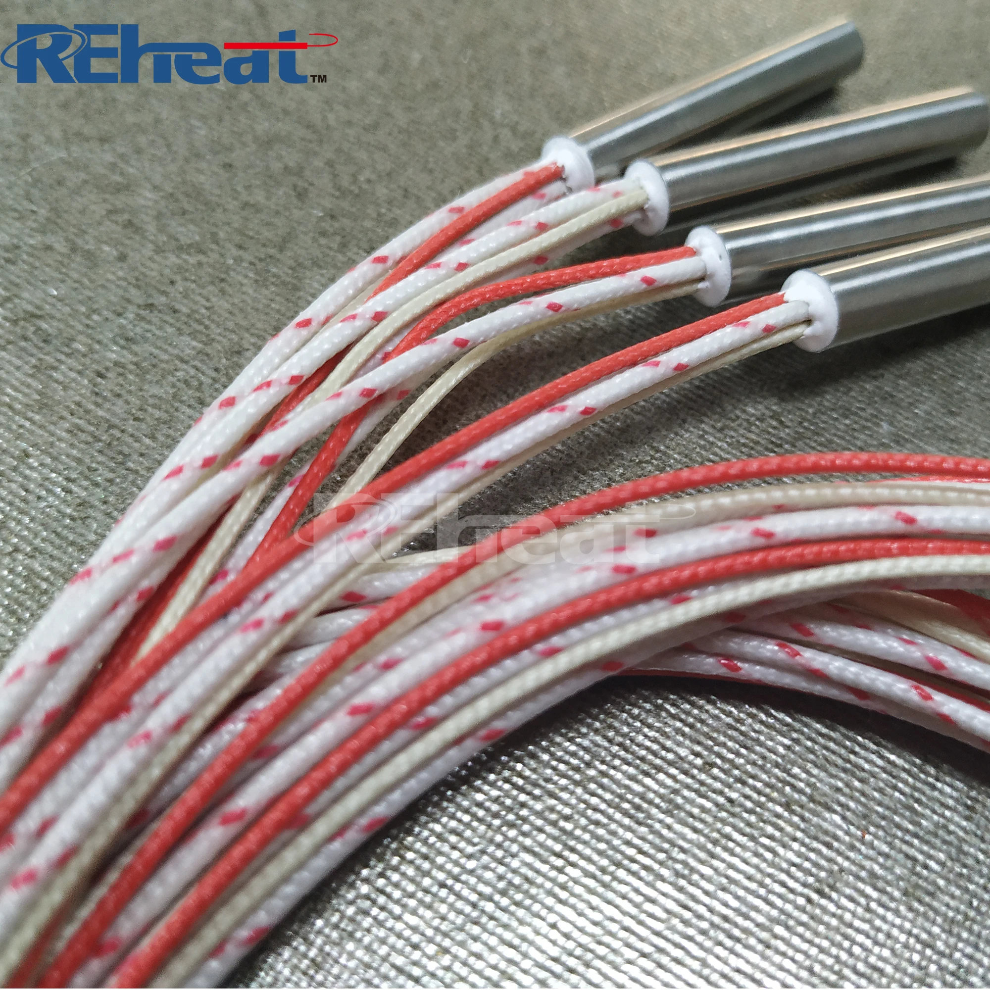 High density 220V electric cartridge heater with thermocouple K type for plastic injection moulds