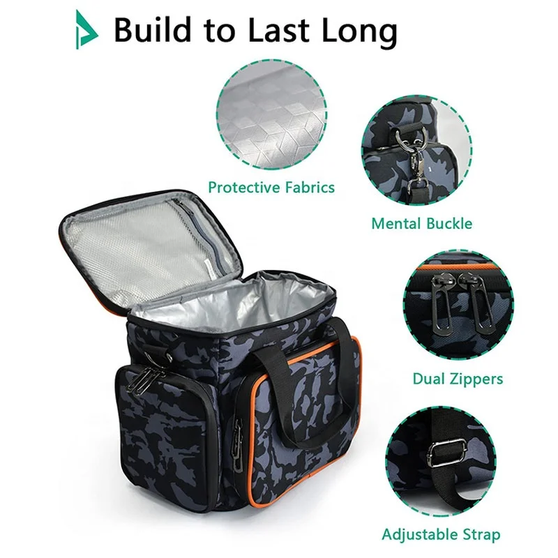 Mergeboon Пользовательские дорожные сумки для мобильного электростанция на открытом воздухе портативный двойной слой Чехол блока питания