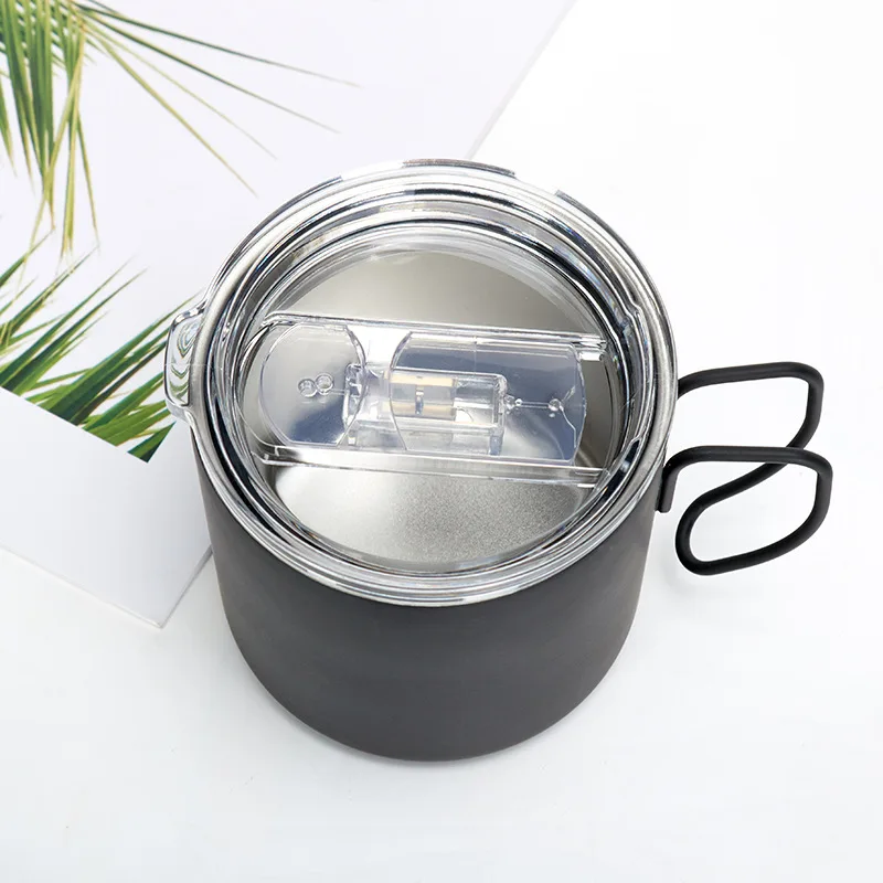 Shinetime High Quality OEM Design Outdoor 300ML Stainless Handle Coffee Cups