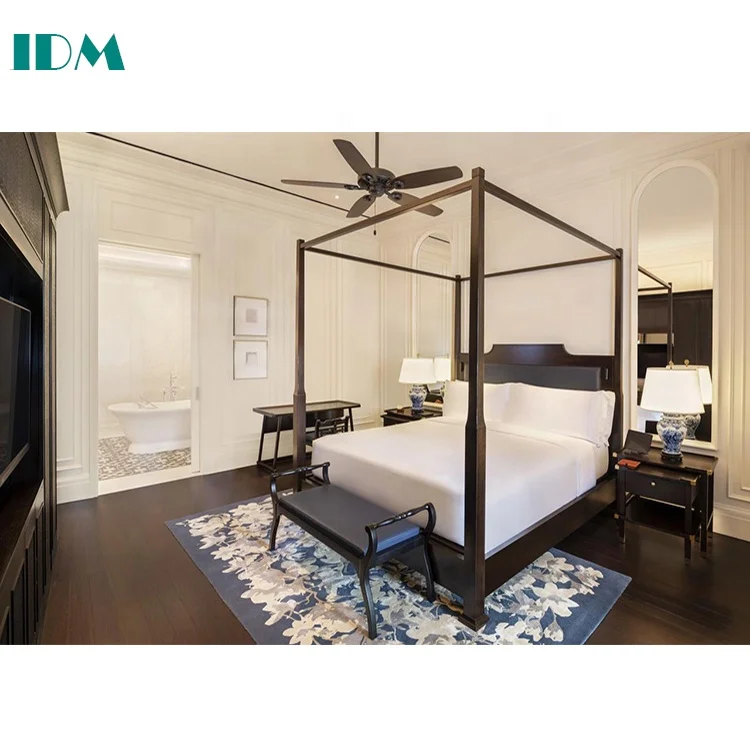 IDM-446 Коммерческая дорогая мебель для спальни в современном отеле