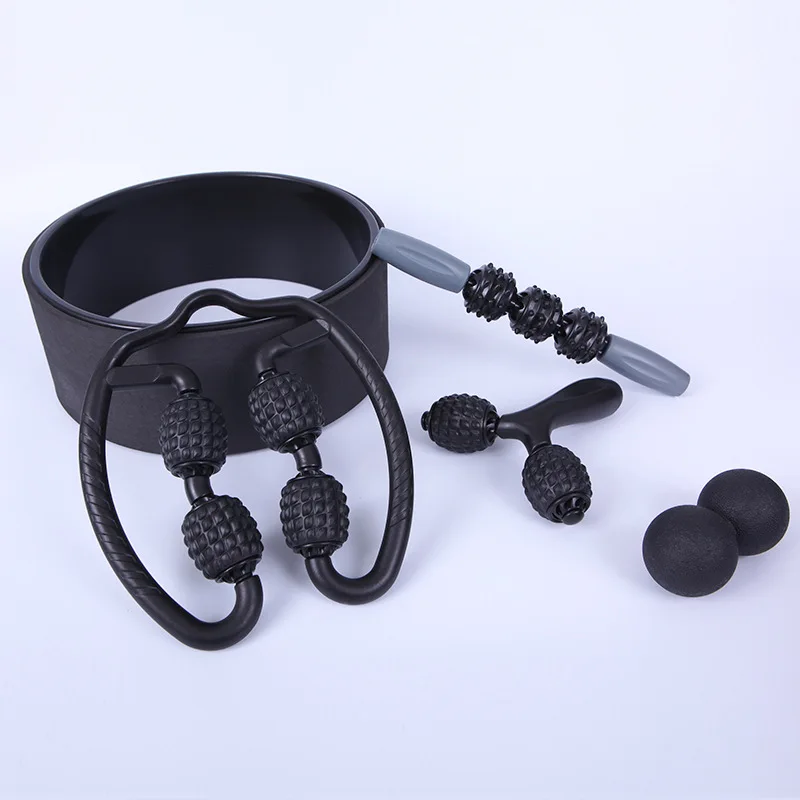 K&B Home multifunctional abs wheel yoga wheel sets sports fitness open back muscle relaxer