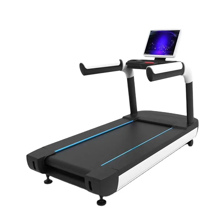 Oem Service Unisex 3HP Training Body Gym Equipment Sports 18.5Inches Intelligent Screen Ningjin Commercial Treadmill for Workout