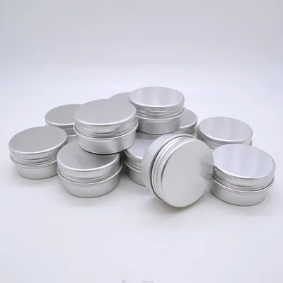 CBD aluminum jars&can with screw lid cosmetic cream jar