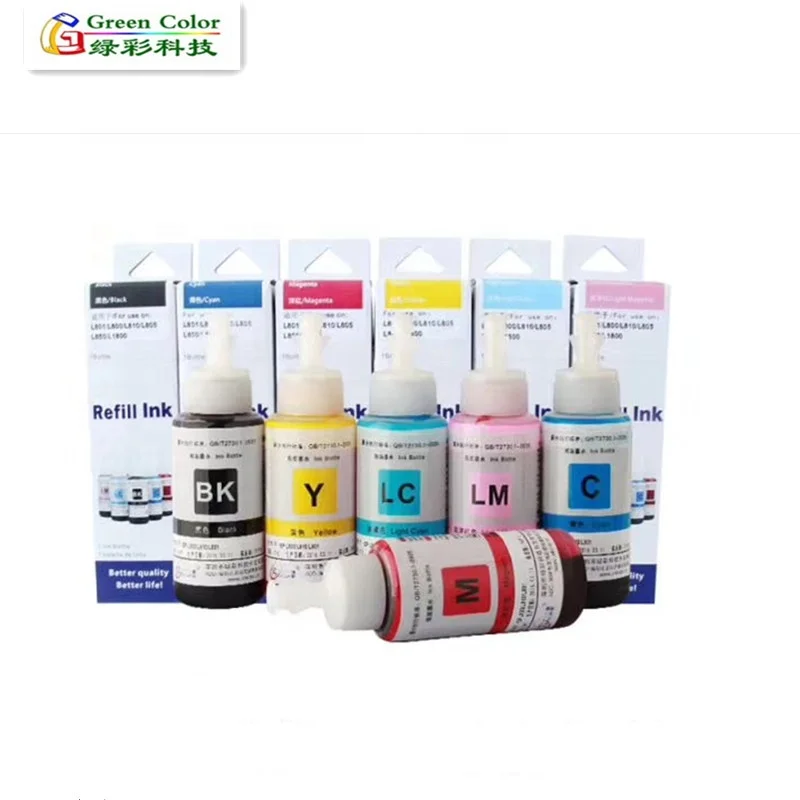 Горячие продажи чернил подходит для EPSON L801/L800/L810 /L850/L1800 краситель чернила по заводской цене