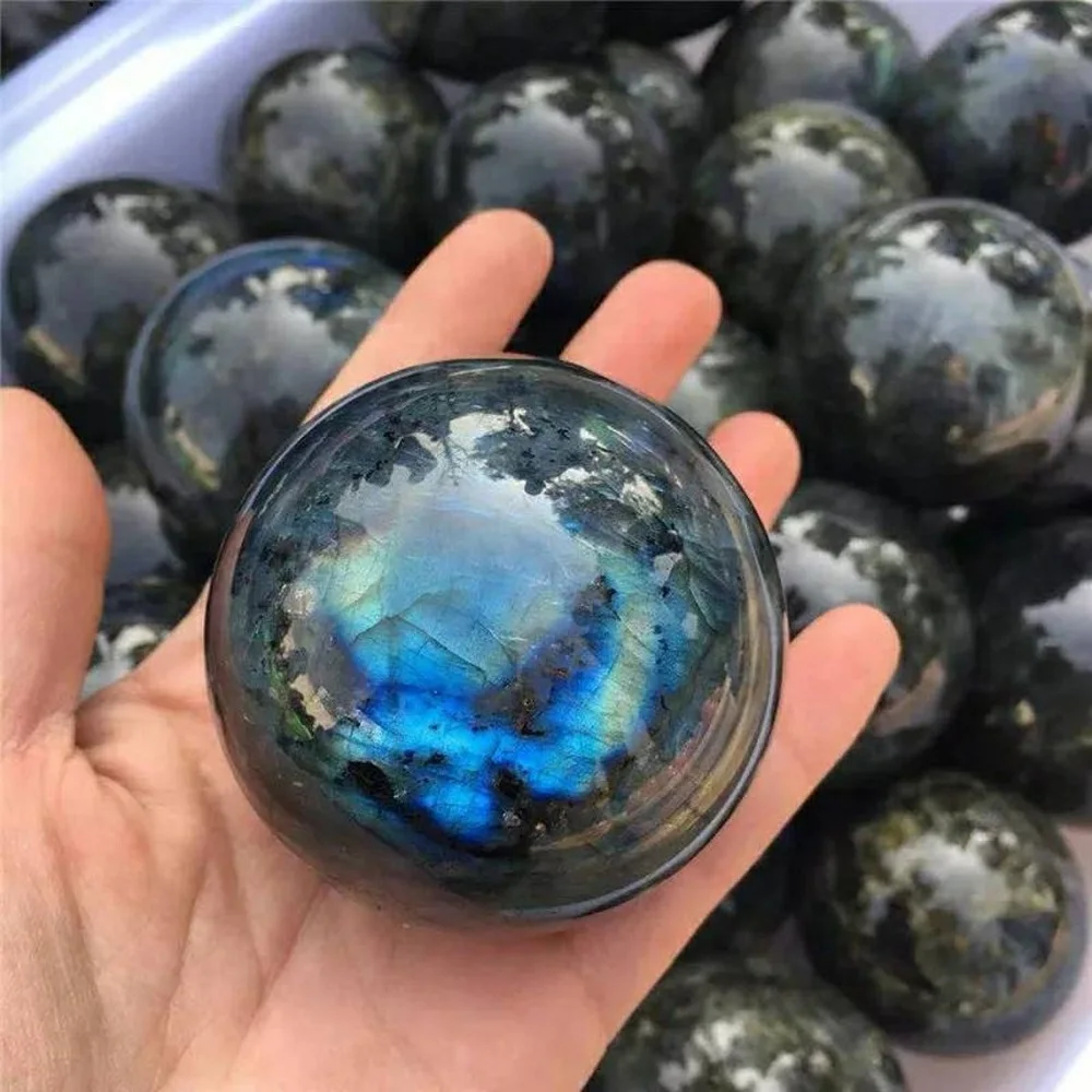 Natural healing labradorite gemstone sphere crystal ball for healing labradorite agate sphere buy from natural gemstone export