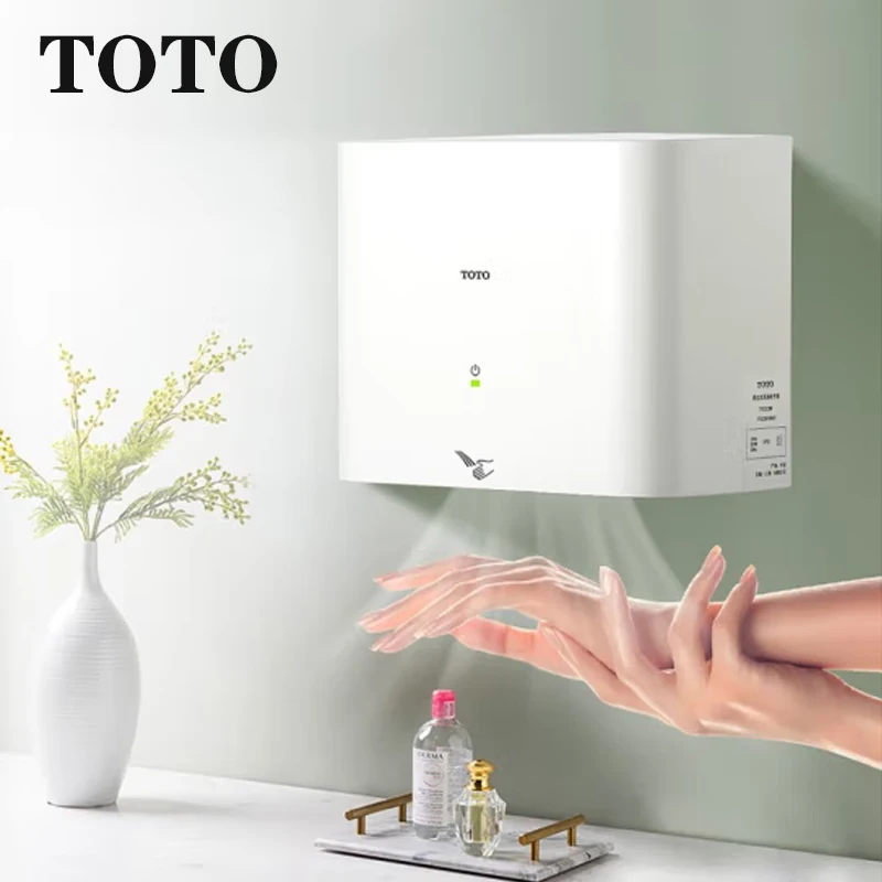 TOTO TYC123W Высококачественная сенсорная настенная сушилка для рук ванной комнаты с автоматическим