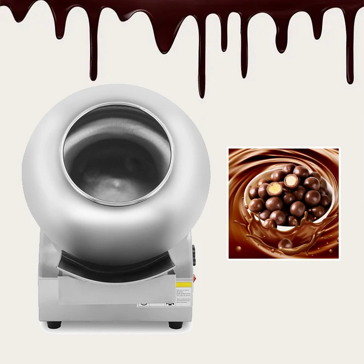 macadamia nut chocolate coating machine automatic coating polishing machine small sugar fi chocolate panning coating machine