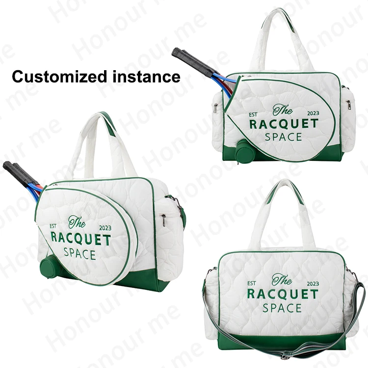 Custom Logo Sports Bag Pack Unisex Green Duffel Women Crossbody Large Puffer Sling Pickleball Paddle Tennis Sport Bags For Gym