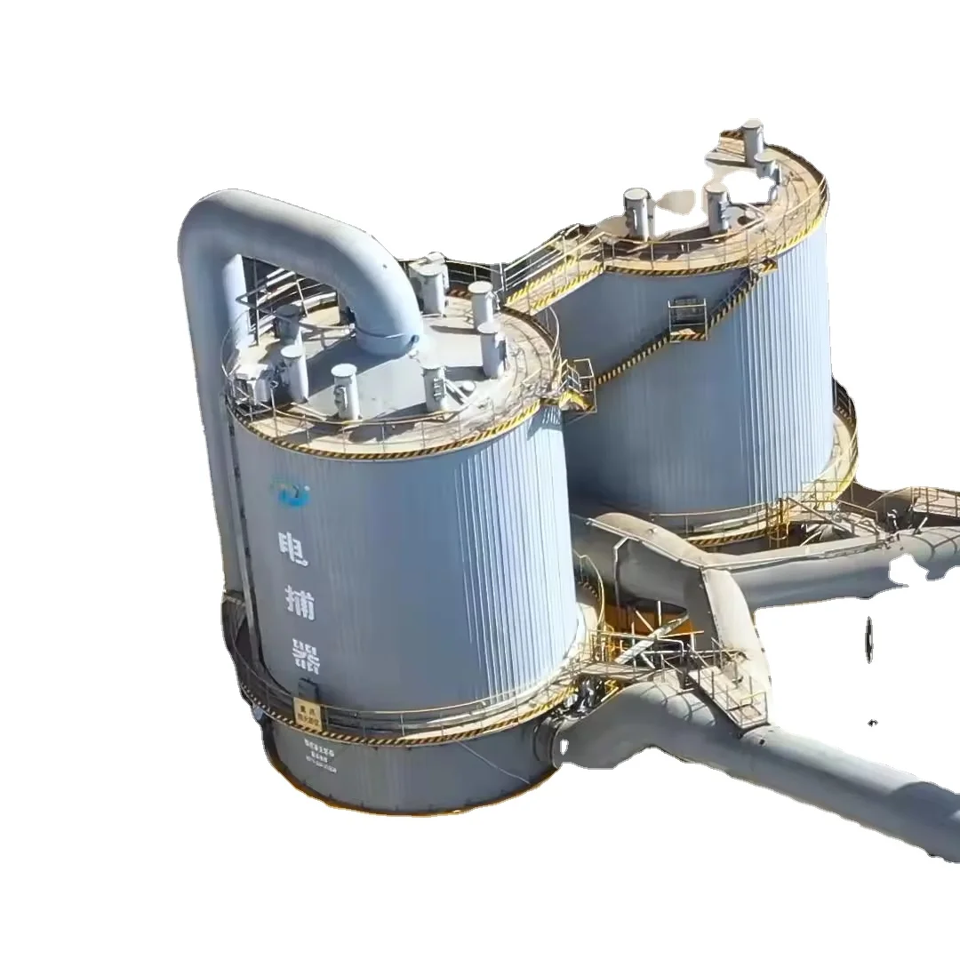 Vertical honeycomb structure tower equipment for capturing tar and asphalt smoke controlled by high-voltage power supply