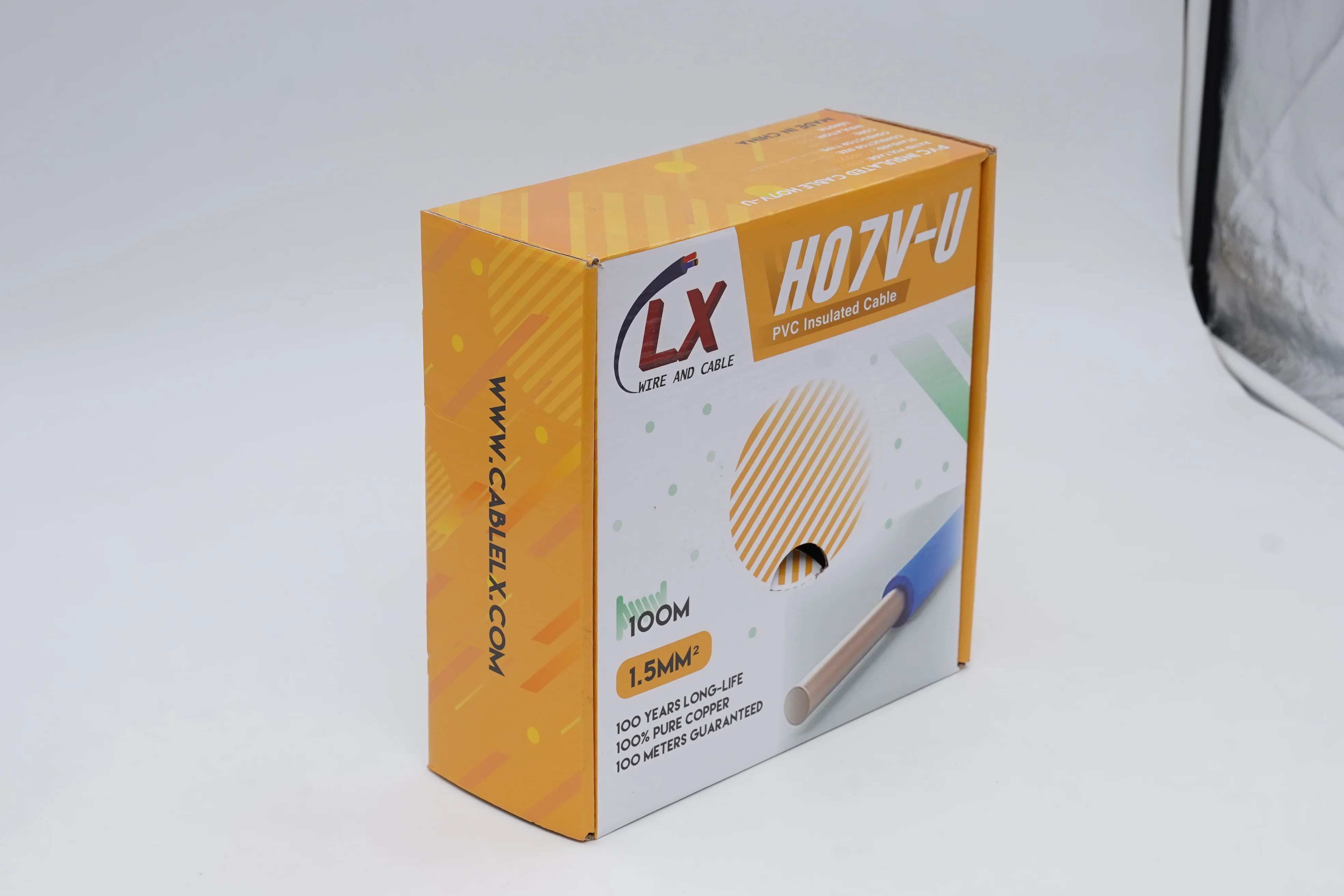 Customized Wholesale Price Flexible 1.5mm 1.5 mm2 single Copper Conductor Electrical electric cable wire with PVC insulated