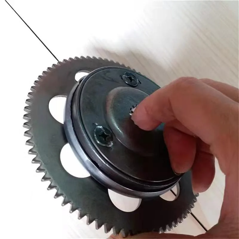 Process treatment steel metallic Scooter Qiaoge Fuxi 100 motorcycle engine overrunning clutch