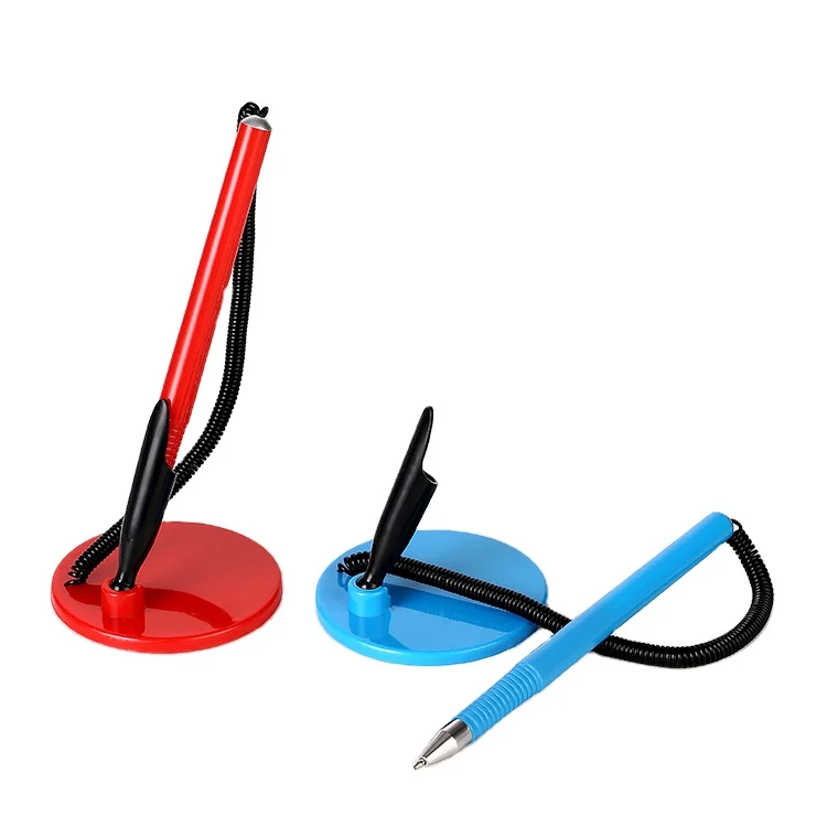 
2019 New Design Promo Desk Stand Plastic Table Ball Ballpoint Pens 