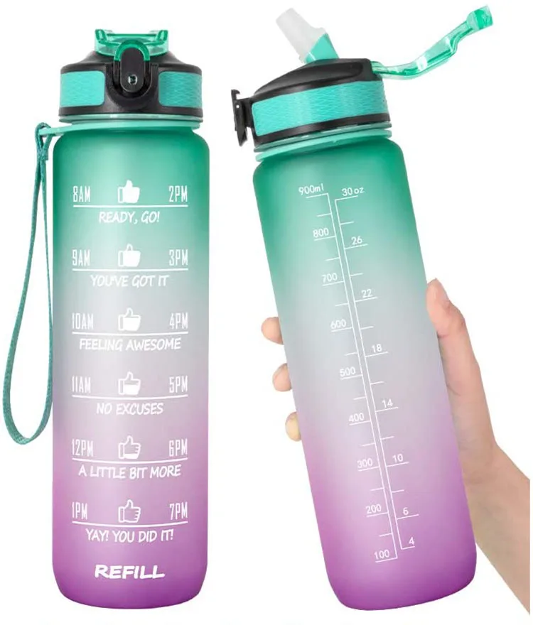 Sport water bottle 2022 plastic sport drinking bottle how much water should i drink a day outdoor water bottle
