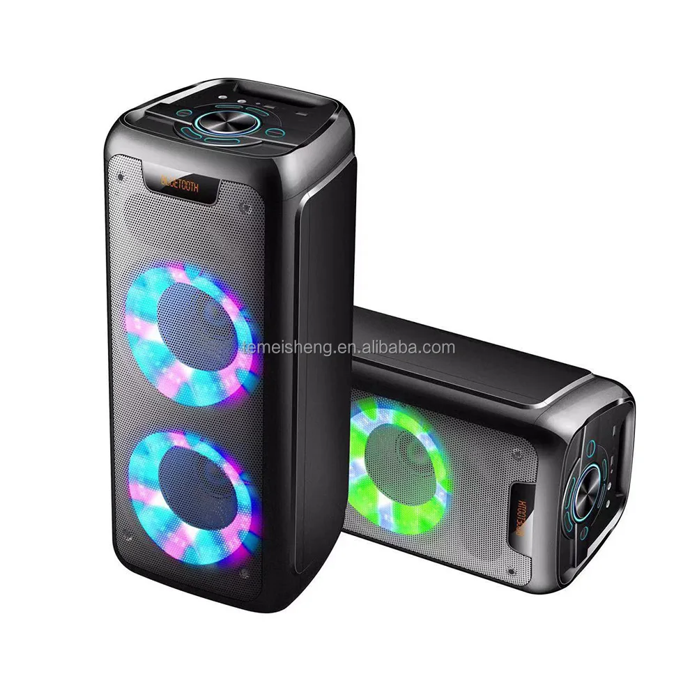 2022 OEM Factory Original partybox 1000 double 6.5 inch wireless Blue-tooth Portable karaoke speaker with dynamic light show