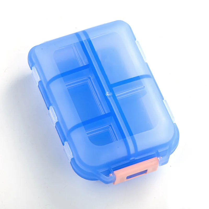 Portable Small  Pill Case Travel Pill Organizer Weekly Pocket Pill Box Dispenser for Purse Vitamin Fish Oil
