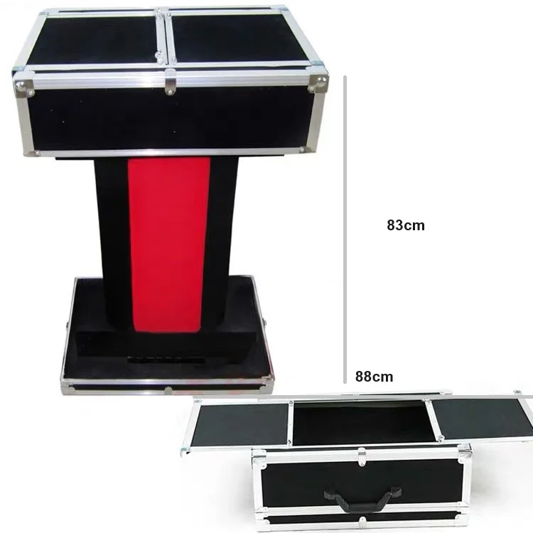 Carrying Case & Fold-up Table Base Folding Table Magic Tricks Professional Magician Table Stage Illusions Gimmick Accessories