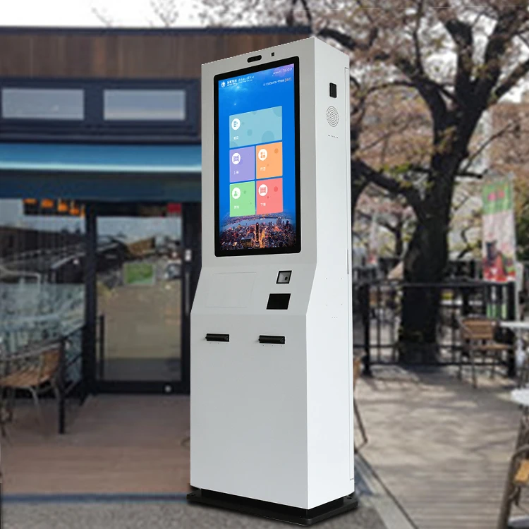 Crtly self service ordering information touch screen payment kiosk outdoor informationfloor standing kiosk