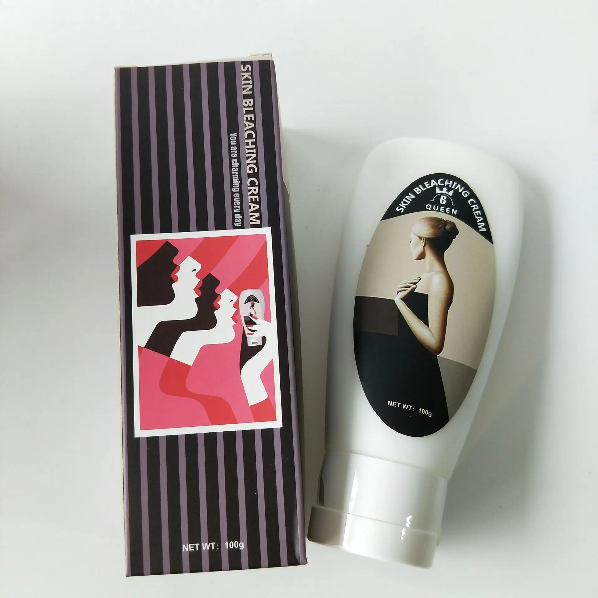 New bleaching cream sets peach bleach cream hot selling