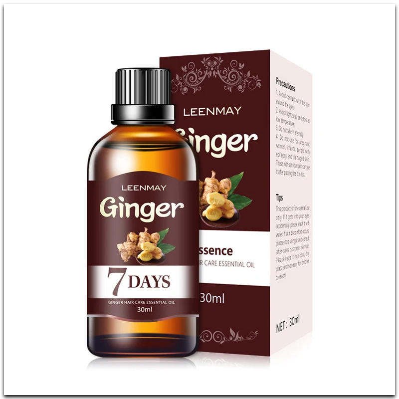 Кондиционер для волос Ginger Hair, Питательная Жидкость для волос, эфирное масло Ginger King, 30 мл