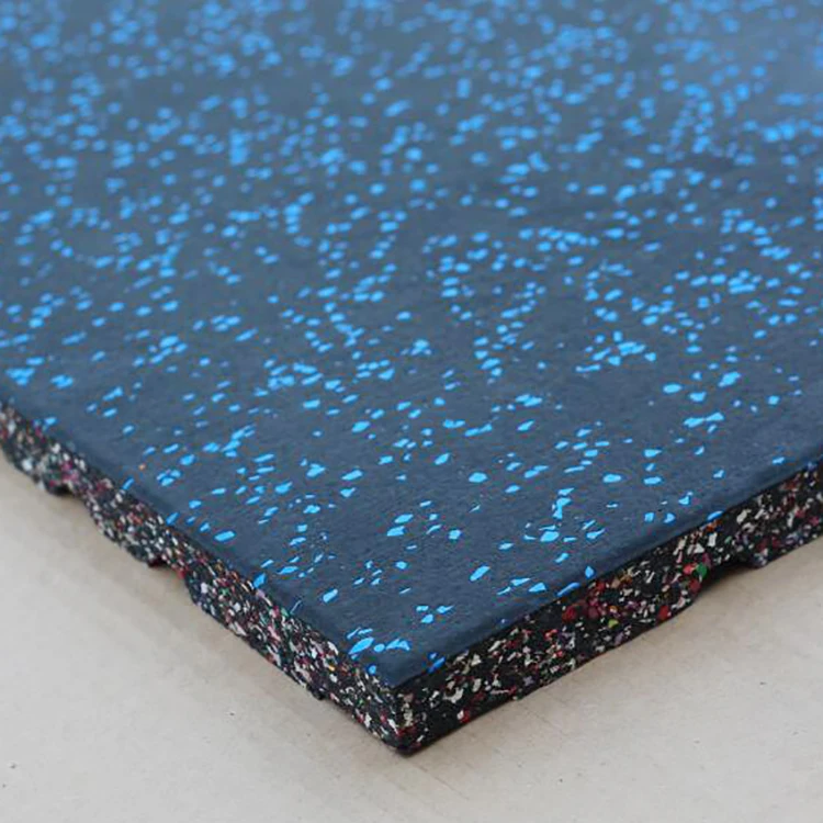Durable Gym Rubber Flooring Mat outdoor rubber flooring tile 2cm