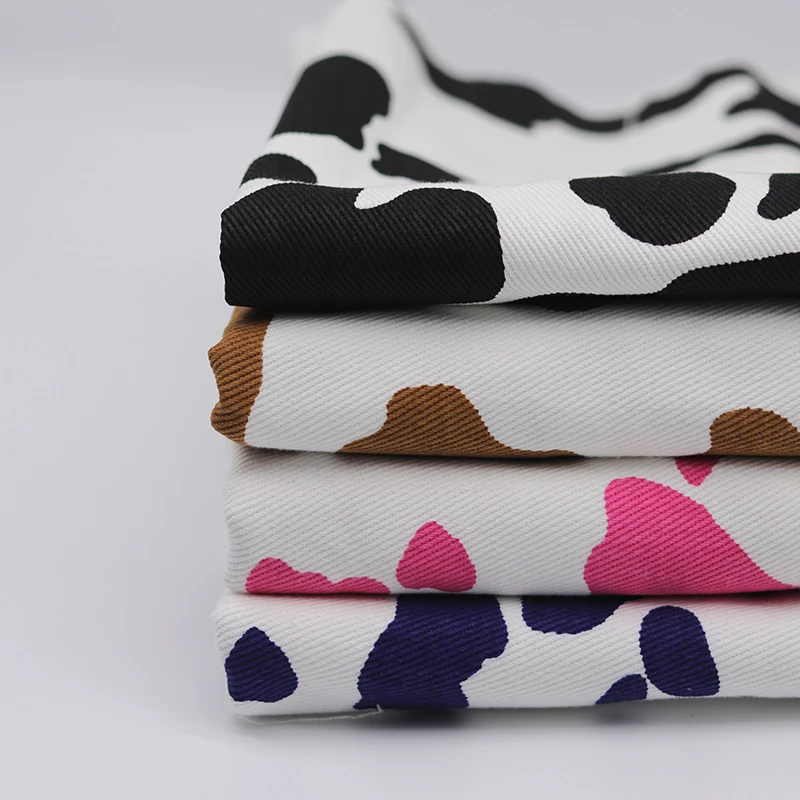 
High Quality Beautiful white 7s 100% printed Cotton Fabric Wholesale Prices Cloth for jacket pants bag 