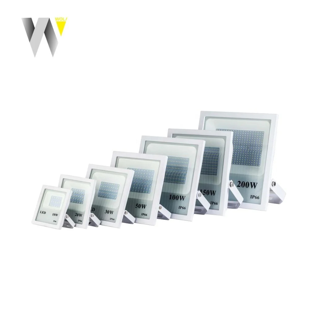 Zhongshan Manufacturers Ip66 Waterproof 10w 20w 30w 50w 100w 150w 200w Outdoor Garden Stadium Led Flood Light