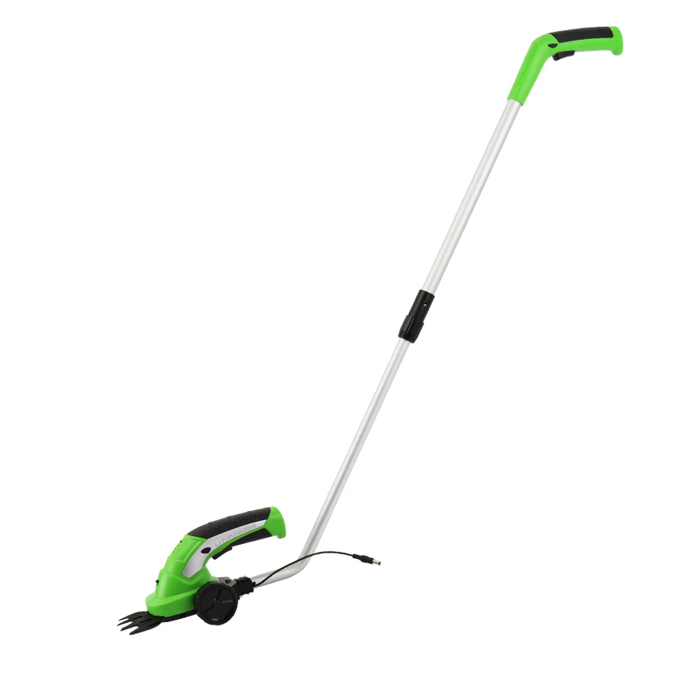 3.6V Garden Hedge Trimmer Mini Electric Cordless Battery Grass Shear Grass Cutter with Long Extend Pole