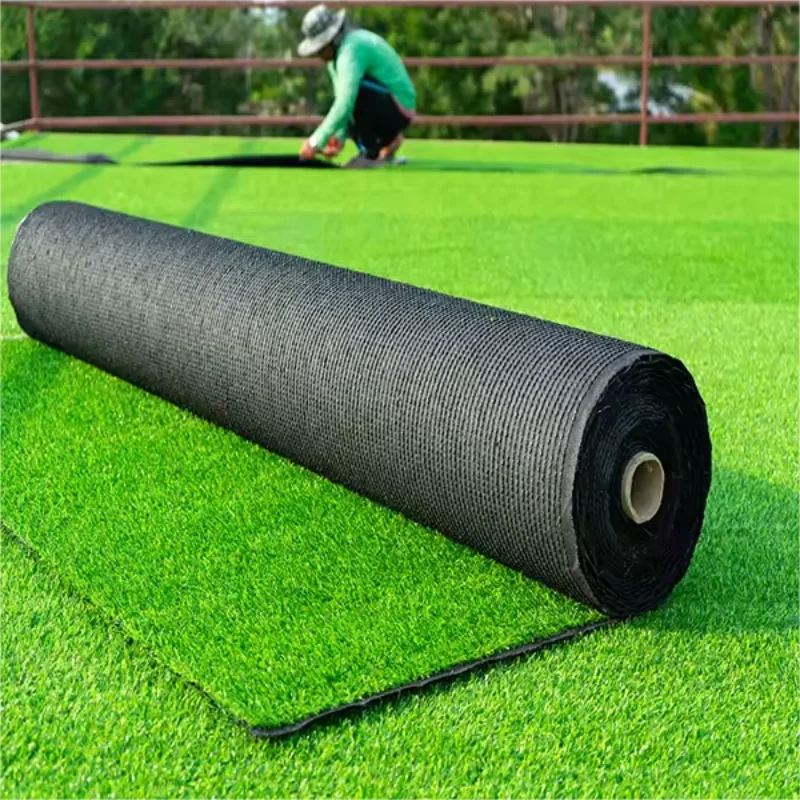 green landscaping carpet synthetic tiles high quality artificial grass for door Easy Installation thick artificia
