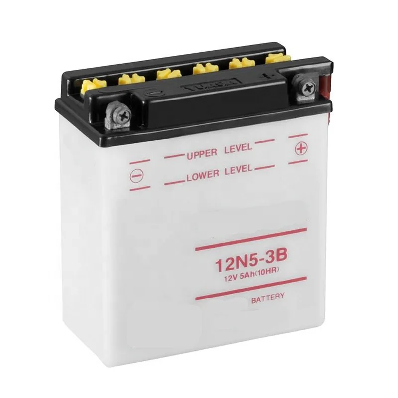  Сухая батарея 12N5-3B 12v 5Ah 120L * 62*130H (мм) АКБ для мотоциклов
