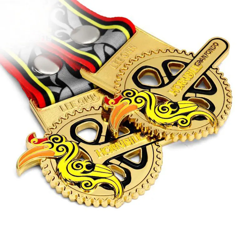 Custom X-innovation 3D Engraved Logo Metal Gymnastics Sport Personalized Metal Medals Award Plaque Trophy Race Medal