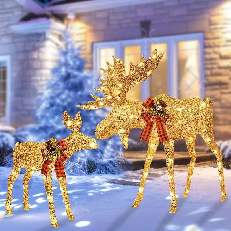 Factory reindeer christmas decoration outdoor Christmas reindeer light