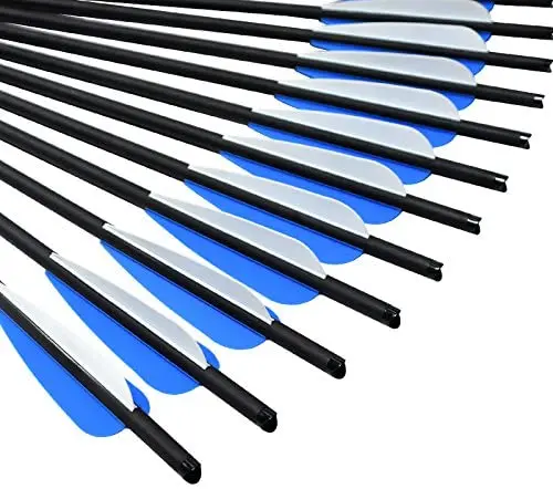 12pcs carbon crossbow aluminum arrows hunting bow and arrow urban arrow cargo bike