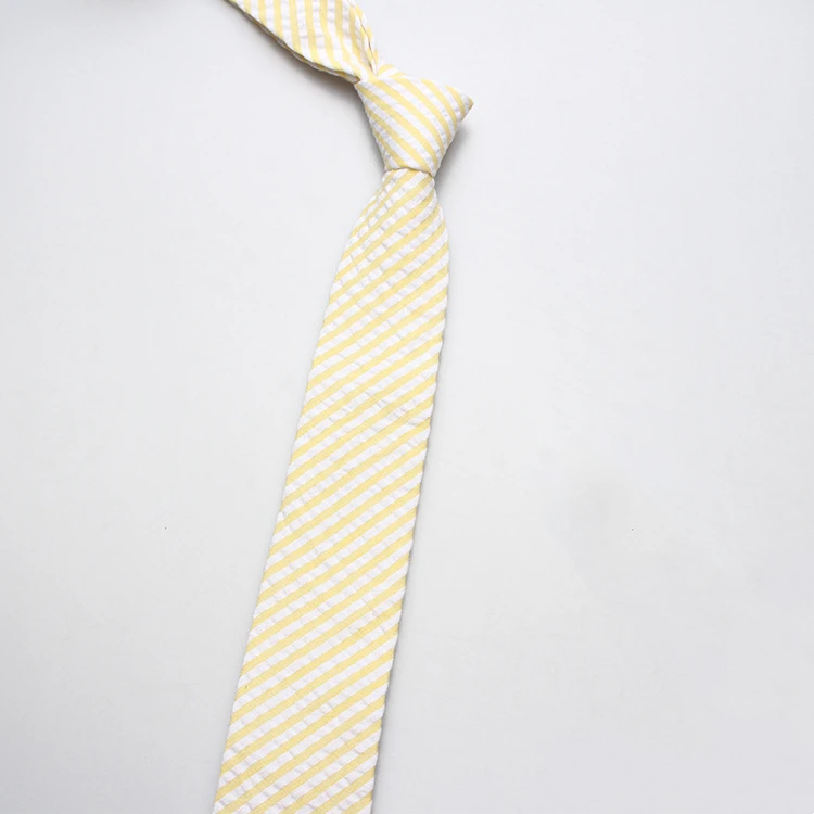 brand new men casual cotton neckties stripe ties for wholesale
