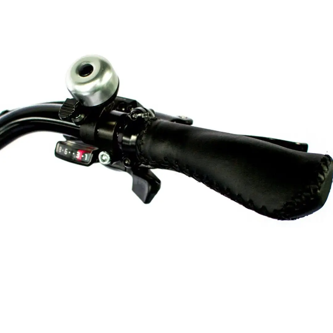 rubber leather electric e-bicycle grip e-bike accessories bicycle handlebar grips