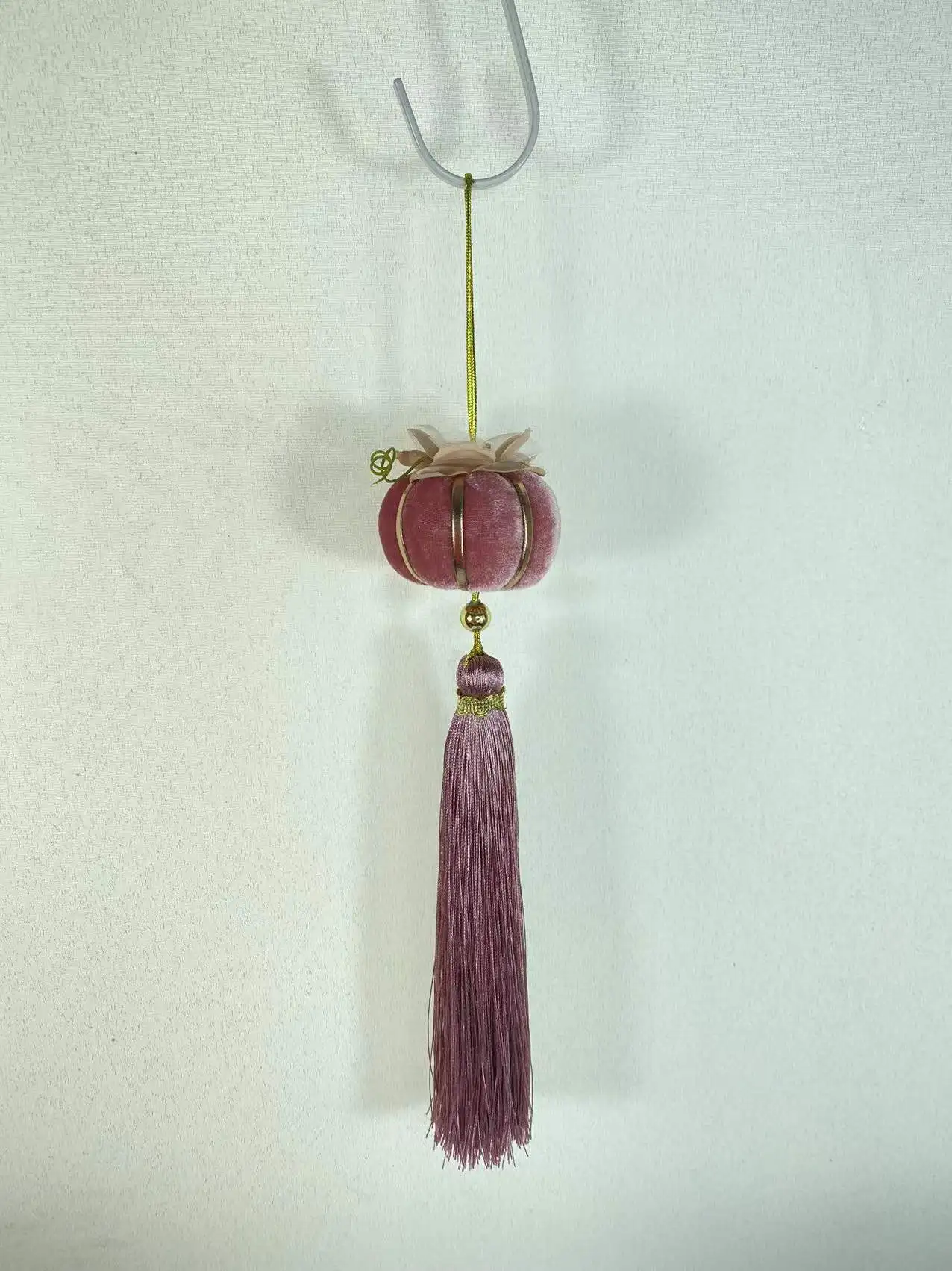 Promotion of high quality modern home Decoration pendant tassel pumpkin Christmas decorations