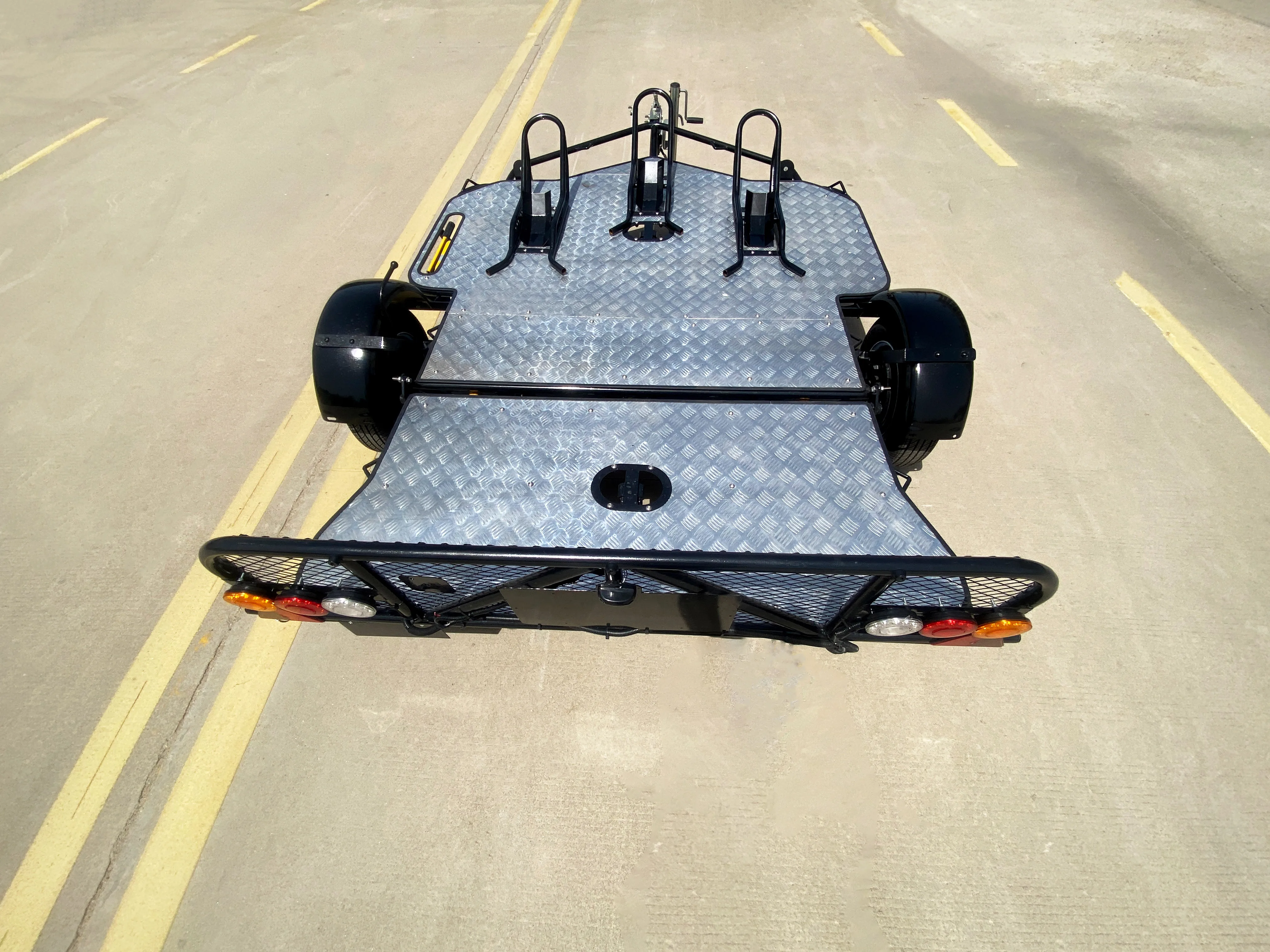 Motorcycle & ATV Trailer for Convenient Storage of Motorcycles and ATVs