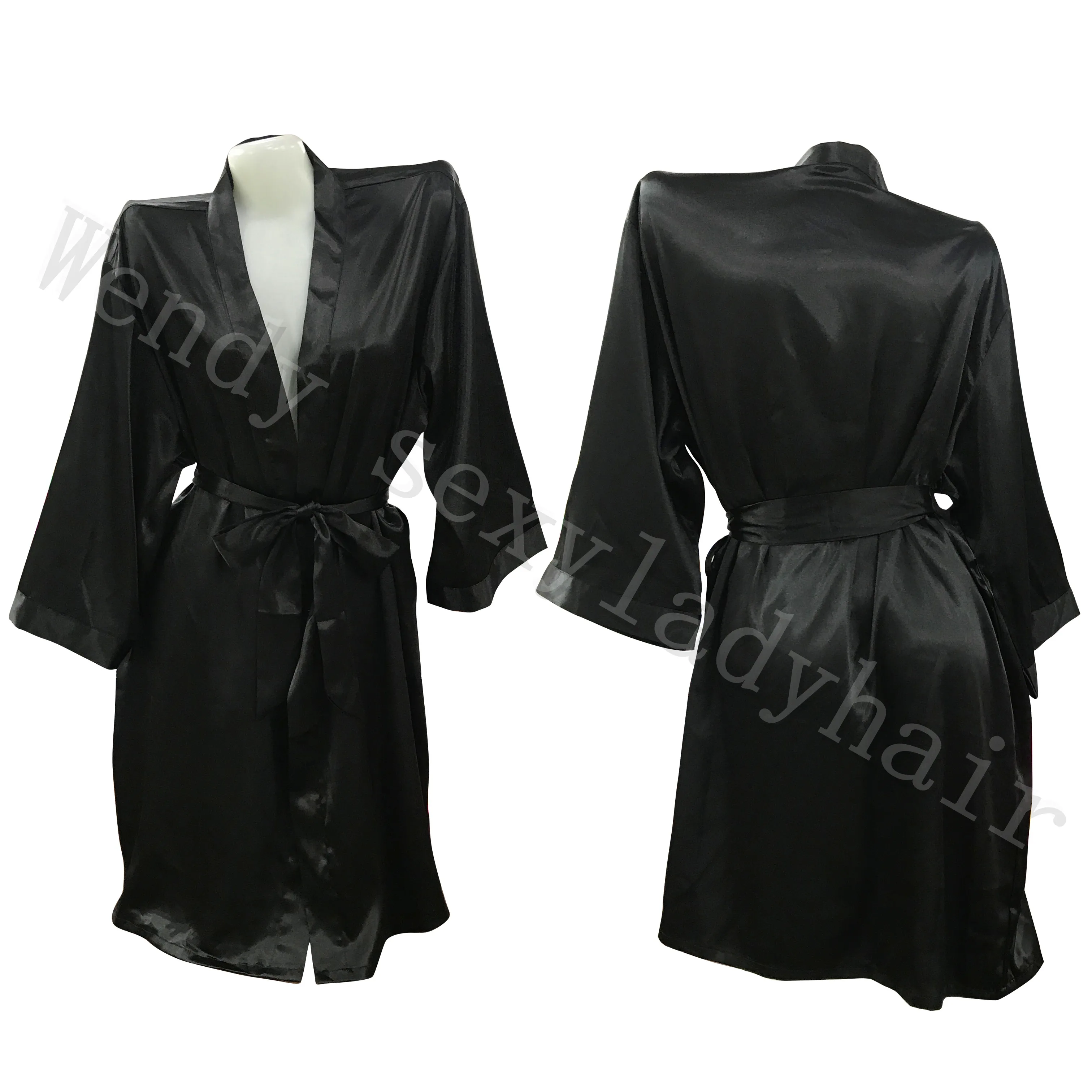 WY1 Short Designer Pajamas Night Wear Short Ladies Silk Robe Satin Pajamas Women bridesmaid robes