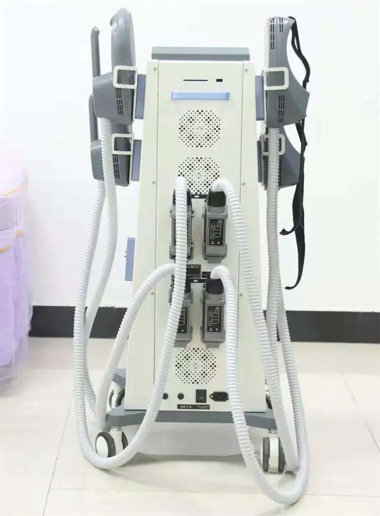 Ems rf sculpting machine body shaping muscle stimulate building fat burning weight loss emslim neo nova 5000w 4 handles hiemt