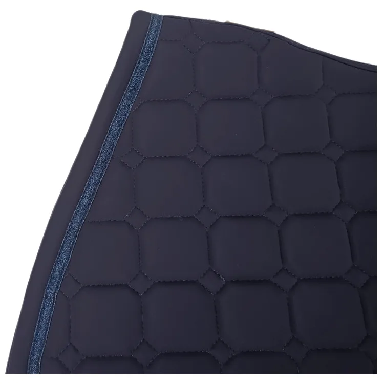 All Purpose English Saddle Pad Wholesale with Gltter Band Shiny Saddle Pad