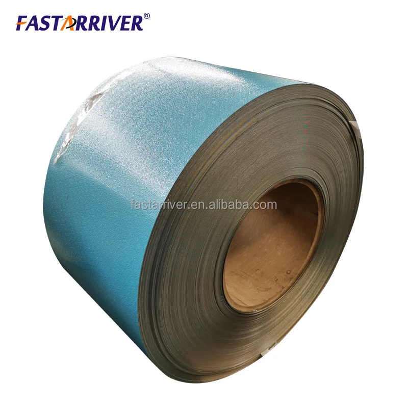 3105 0.4mm aluminium embossed jacketing coil roll with polysurlyn for heat insulation