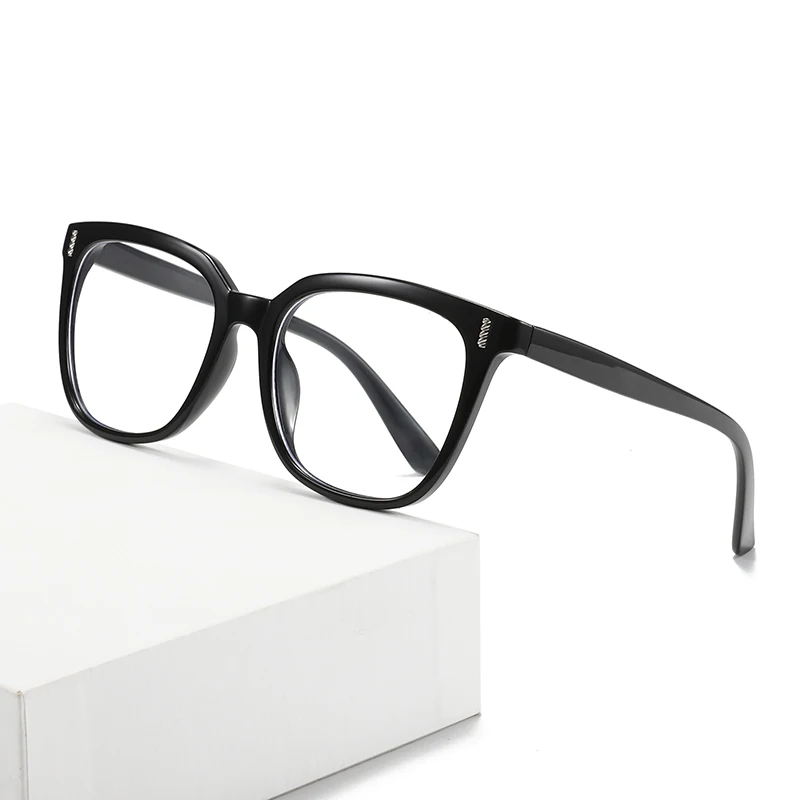 HW 2286 Brand Design Vintage Gradient Square Oversized New Luxury Eyeglasses For Women newest 2022 optical frame