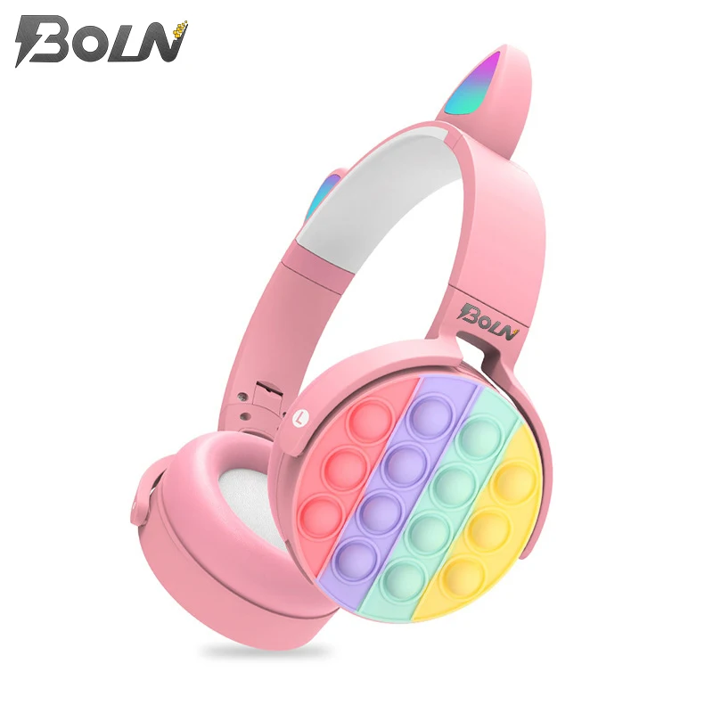 2021 Newest Products Wireless Earphone Wireless BT 5.0 Headsets Cat Headphones