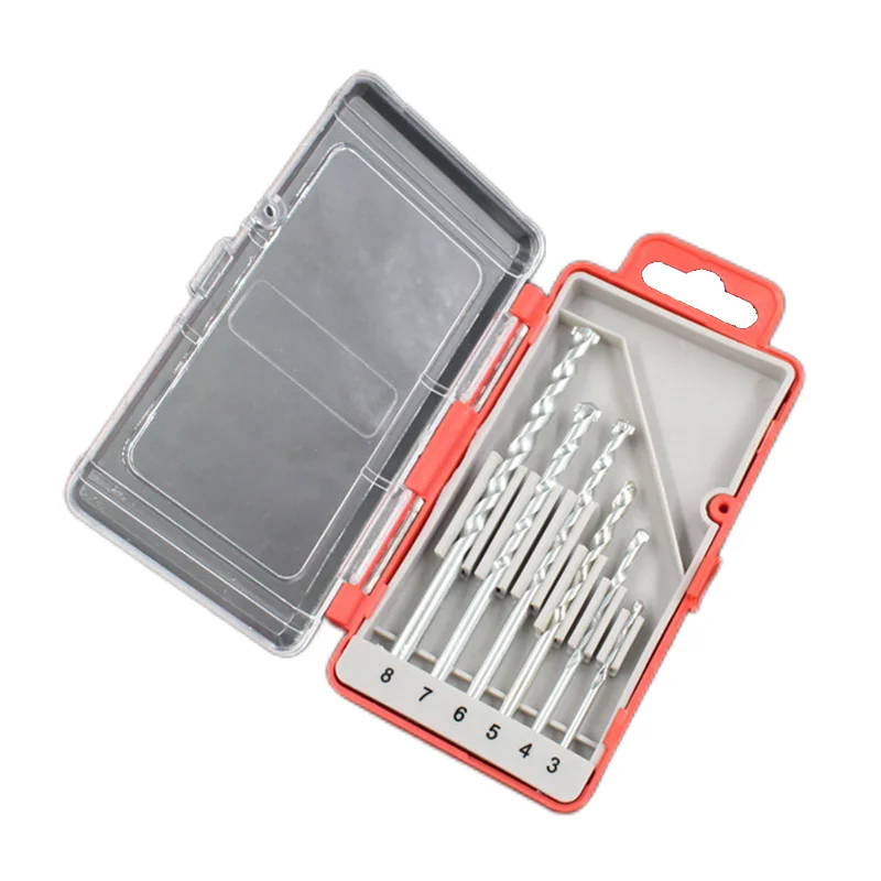 Набор сверл для кирпичной кладки комплект из 6 твердосплавных наконечников углеродистой стали Сквозные сверла бетона камня