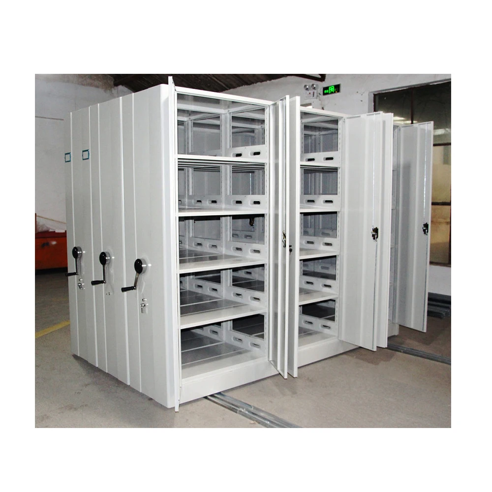 mobile high density filing cabinets shelving System cupboards units movable office metal storage cabinet steel cabinet