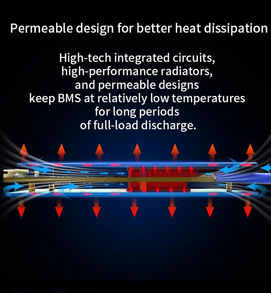 Аккумулятор BMS 19S 60 в 30 А 40 50 3 2 В Lifepo4 с функцией защиты от баланса и температуры