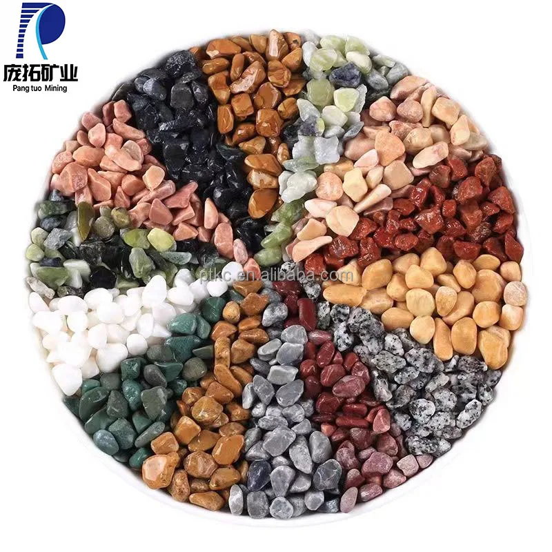 Washed Stone Aggregate For Wall Floor Coating Porcelain Stone Exhibition Hall Shops Ground Applications