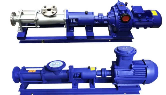 China selling micro eccentric single sludge screw single screw pump